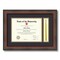 ArtToFrames 8.5x11 inch Diploma Frame with Tassel Opening - Framed with Black and Gold Mats, Comes with Regular Glass and Sawtooth Hanger for Wall Hanging (DT-8.5x11)